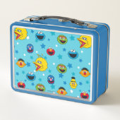 Sesamstraße | Best Friends Star Pattern Metall Lunch Box (Rückseite)