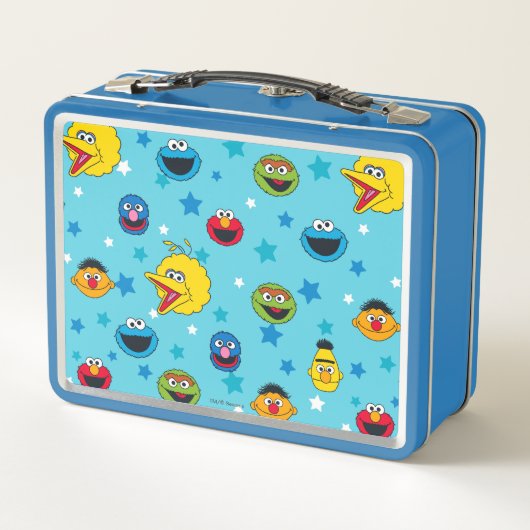 Sesamstraße | Best Friends Star Pattern Metall Lunch Box (Rückseite)