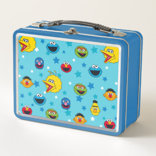 Sesamstraße Best Friends Star Pattern Metall Lunch Box