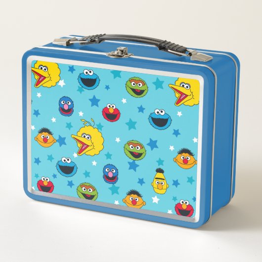 Sesamstraße | Best Friends Star Pattern Metall Lunch Box (Vorderseite)