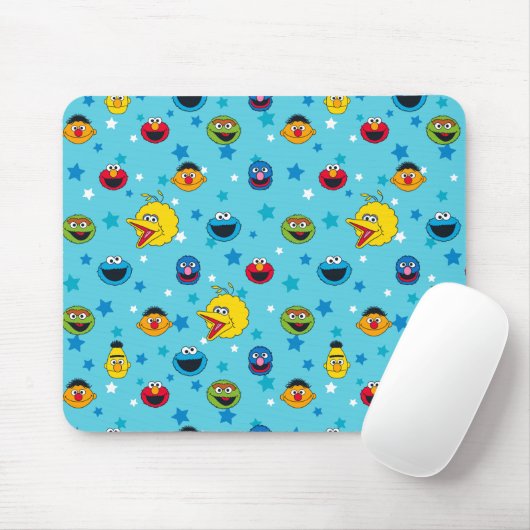 Sesamstraße | Best Friends Star Pattern Mousepad (Mit Mouse)