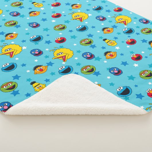 Sesamstraße | Best Friends Star Pattern Sherpadecke (3/4)