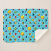 Sesamstraße | Best Friends Star Pattern Sherpadecke (Vorderseite (Horizontal))