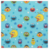 Sesamstraße | Best Friends Star Pattern Stoff (Muster)