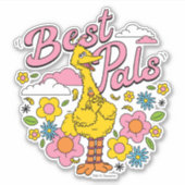 Sesamstraße | Best Yellow Bird Pals Aufkleber (Vorderseite)