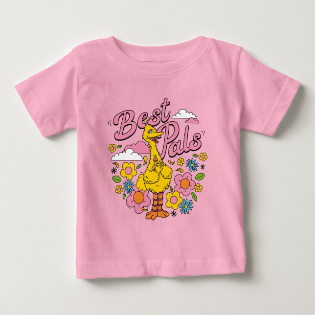Sesamstraße | Best Yellow Bird Pals Baby T-shirt (Vorderseite)