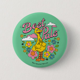 Sesamstraße Best Yellow Bird Pals Button