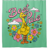 Sesamstraße | Best Yellow Bird Pals Duschvorhang (Vorderseite)