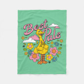 Sesamstraße | Best Yellow Bird Pals Fleecedecke (Vorderseite)