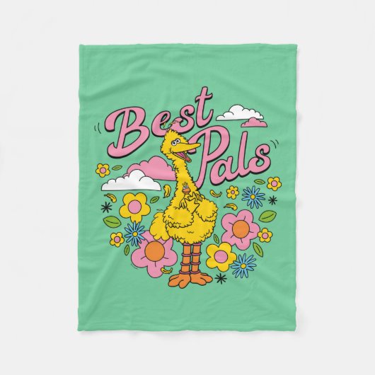 Sesamstraße | Best Yellow Bird Pals Fleecedecke (Vorderseite)