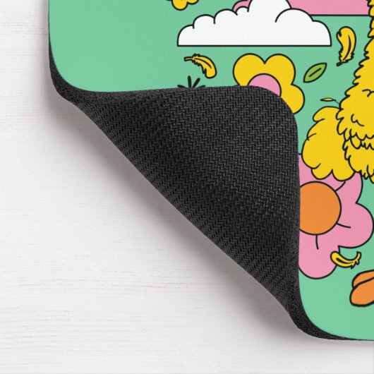 Sesamstraße | Best Yellow Bird Pals Mousepad (Ecke)
