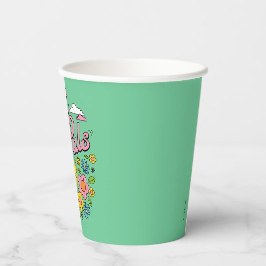 Sesamstraße | Best Yellow Bird Pals Pappbecher (Rückseite)