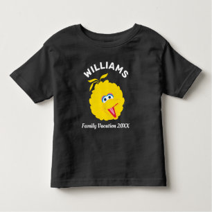 Sesamstraße Big Bird Familienurlaub Kleinkind T-shirt