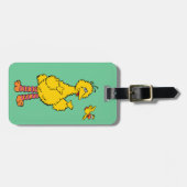 Sesamstraße | Big Bird & Little Bird Gepäckanhänger (Vorderseite horizontal)