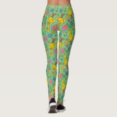 Sesamstraße | Big Bird & Little Bird Muster Leggings (Rückseite)