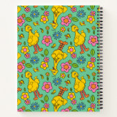 Sesamstraße | Big Bird & Little Bird Muster Notizblock (Rückseite)