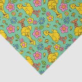 Sesamstraße | Big Bird & Little Bird Muster Seidenpapier (Ausschnitt)