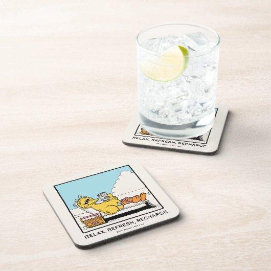 Sesamstraße | Big Bird Relax Relax Relax Getränkeuntersetzer (Rechte Seite)