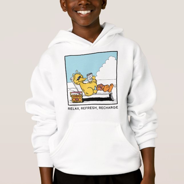 Sesamstraße | Big Bird Relax Relax Relax Hoodie (Vorderseite)