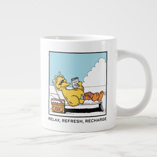 Sesamstraße | Big Bird Relax Relax Relax Jumbo-Tasse (Rechts)