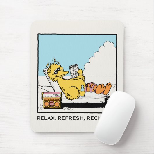 Sesamstraße | Big Bird Relax Relax Relax Mousepad (Mit Mouse)