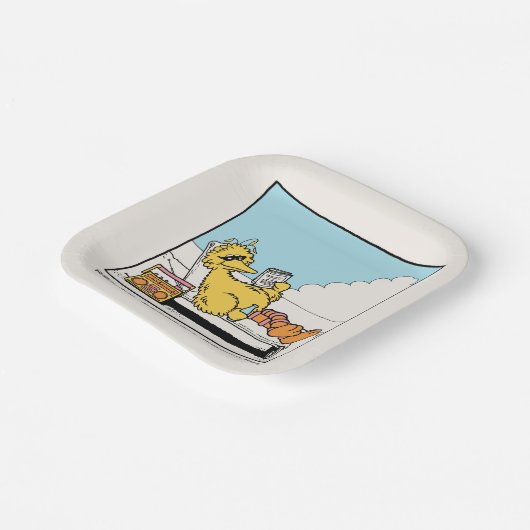 Sesamstraße | Big Bird Relax Relax Relax Pappteller (Gewinkelt)