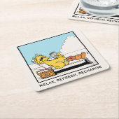 Sesamstraße | Big Bird Relax Relax Relax Rechteckiger Pappuntersetzer (angewinkelt)