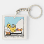 Sesamstraße | Big Bird Relax Relax Relax Schlüsselanhänger (Rückseite)