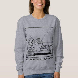 Sesamstraße   Big Bird Relax Relax Relax Sweatshirt