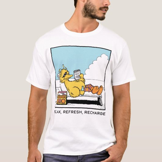 Sesamstraße | Big Bird Relax Relax Relax T-Shirt (Vorderseite)