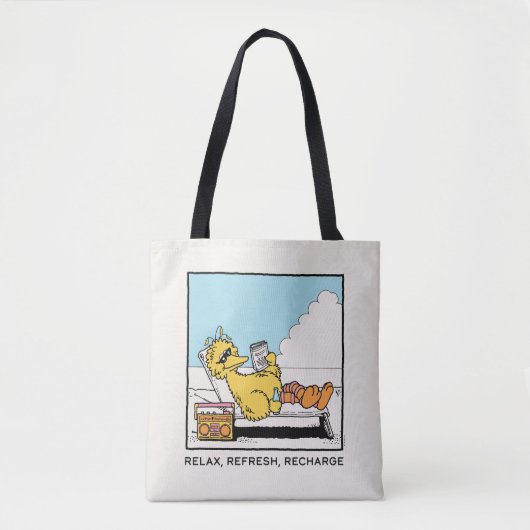 Sesamstraße | Big Bird Relax Relax Relax Tasche (Vorderseite)