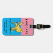 Sesamstraße | Big Bird - Vorsorge | Informationen Gepäckanhänger (Vorderseite horizontal)