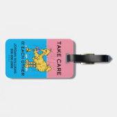 Sesamstraße | Big Bird - Vorsorge | Informationen Gepäckanhänger (Rückseite horizontal)