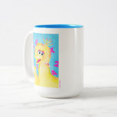 Sesamstraße | Big Bird Waving Zweifarbige Tasse (Vorderseite Links)