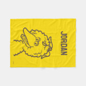 Sesamstraße | Bird Bird Bright | Name hinzufügen Fleecedecke (Vorderseite (Horizontal))