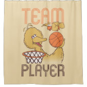 Sesamstraße | Bird Bird Team Player Duschvorhang (Vorderseite)