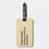 Sesamstraße | Bird Bird Team Player Gepäckanhänger (Rückseite vertikal)