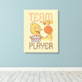 Sesamstraße | Bird Bird Team Player Leinwanddruck (Insitu (Holzboden))