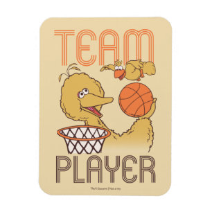 Sesamstraße   Bird Bird Team Player Magnet