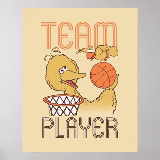 Sesamstraße | Bird Bird Team Player Poster (Vorne)