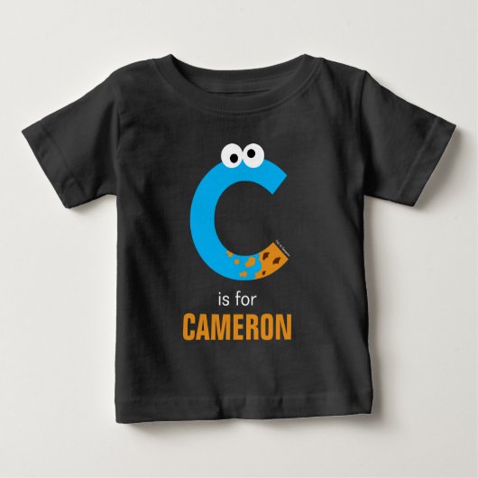 Sesamstraße | C ist für Cookie Monster Baby T-shirt (Vorderseite)