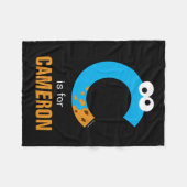 Sesamstraße | C ist für Cookie Monster Fleecedecke (Vorderseite (Horizontal))