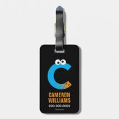 Sesamstraße | C ist für Cookie Monster Gepäckanhänger (Rückseite vertikal)