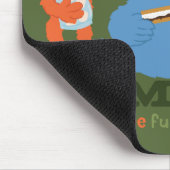 Sesamstraße | Camping macht Spaß mit Freunden Mousepad (Ecke)