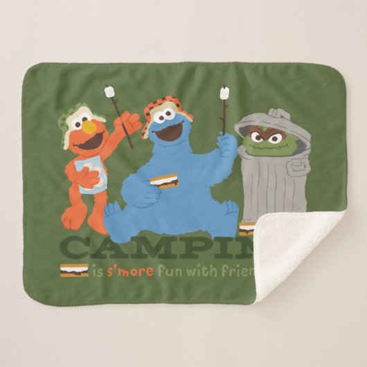 Sesamstraße | Camping macht Spaß mit Freunden Sherpadecke (Vorderseite (Horizontal))