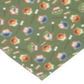 Sesamstraße | Camping macht Spaß mit Freunden Tischdecke (Schrägansicht)