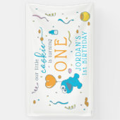 Sesamstraße | Cookie Monster 1. Geburtstag Banner (Vertikal)