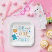 Sesamstraße | Cookie Monster 1. Geburtstag Pappteller (Party)