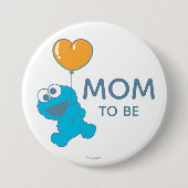 Sesamstraße | Cookie Monster Baby Dusche Mama Button (Vorderseite)