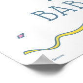 Sesamstraße | Cookie Monster Baby Dusche Willkomme Poster (Ecke)